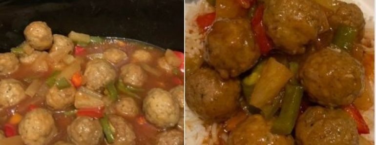 Sweet and Sour meatballs